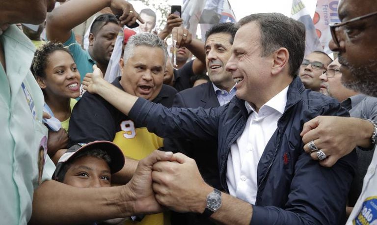 Líder nas pesquisas, João Doria faz campanha em São Paulo na sexta-feira.