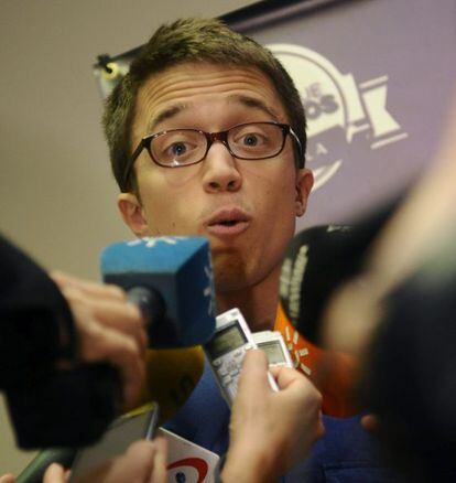 O secretário de política do Podemos, Íñigo Errejón.