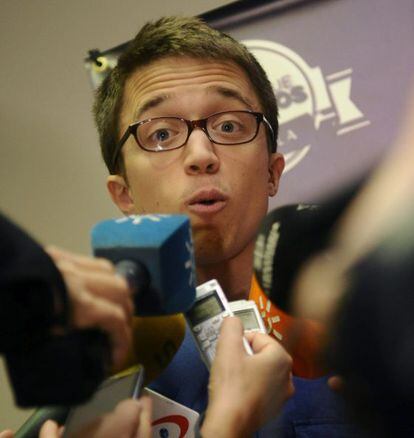 O secret&aacute;rio de pol&iacute;tica do Podemos, &Iacute;&ntilde;igo Errej&oacute;n.