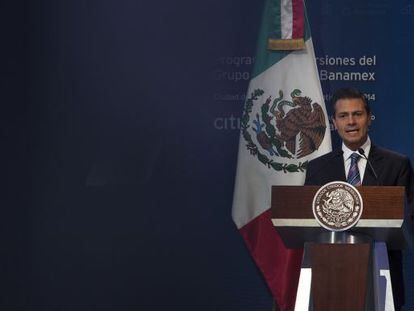 O presidente Enrique Peña Nieto, nesta quinta-feira.