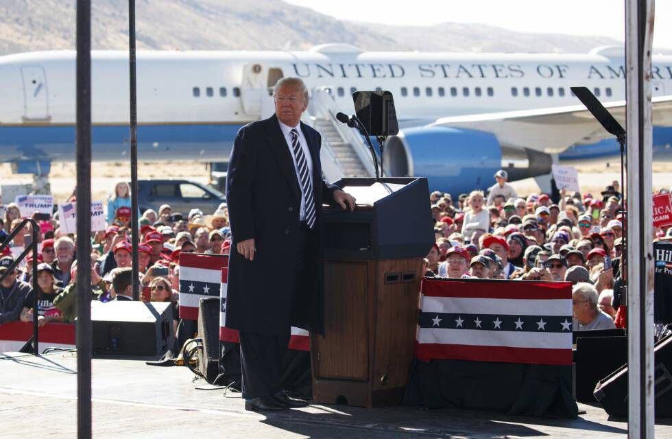 Trump em 20 de outubro, durante evento em Elko, Nevada.