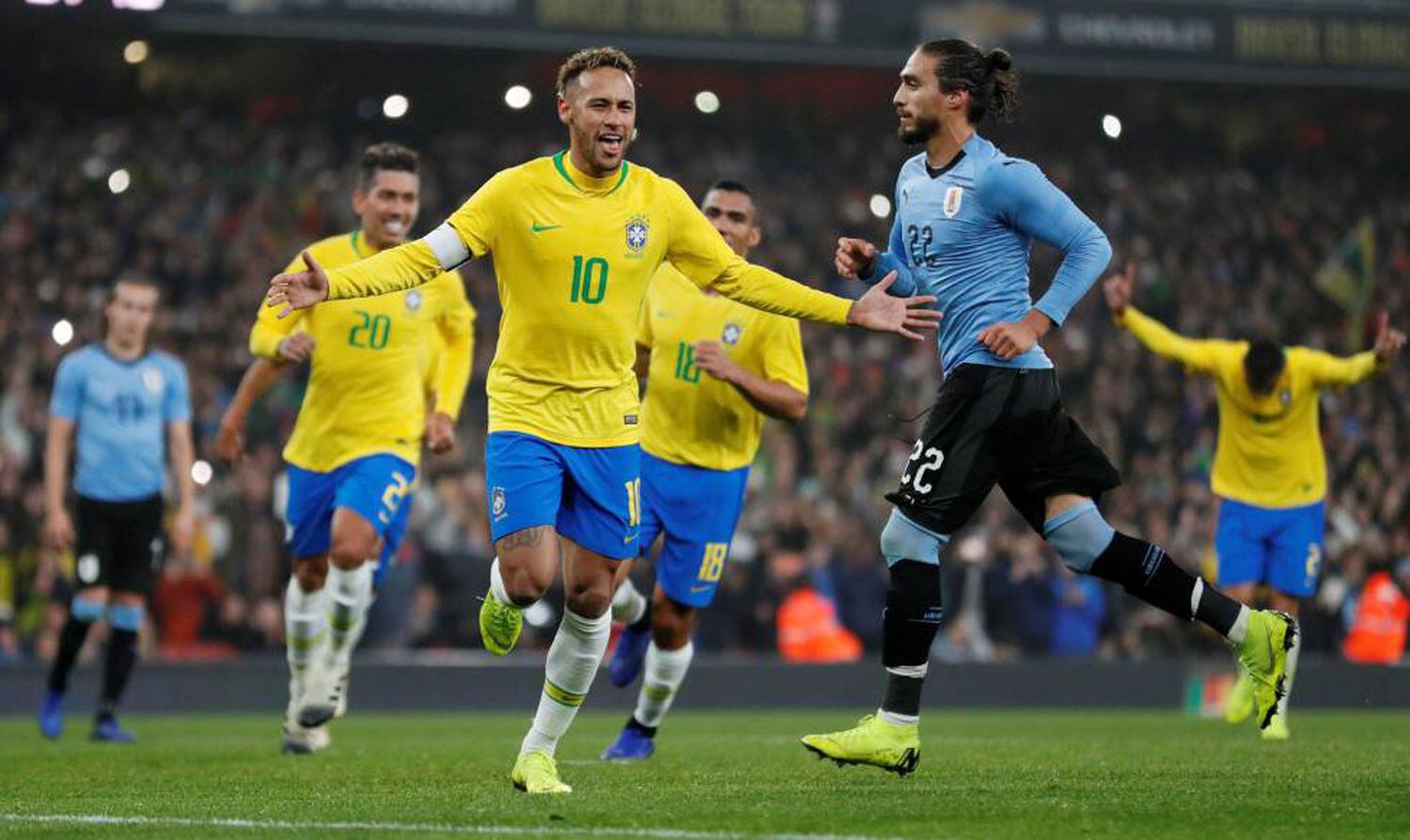 Brasil Vence O Uruguai Com Gol De Penalti De Neymar Esportes El Pais Brasil