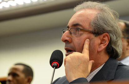 O líder do PMDB na Câmara, Eduardo Cunha.