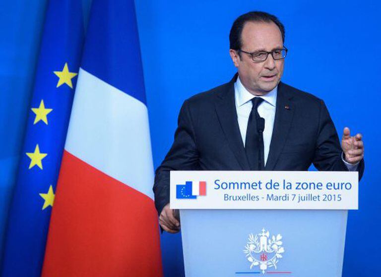 O presidente francês, François Hollande, em Bruxelas.