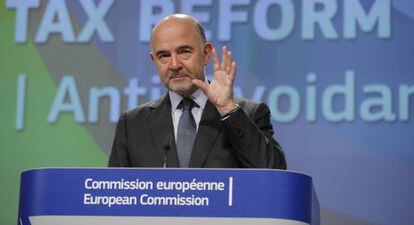 O comissário de Finanças, Pierre Moscovici.