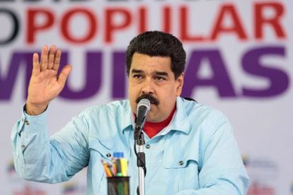 Nicolás Maduro, em um ato no último dia 15.