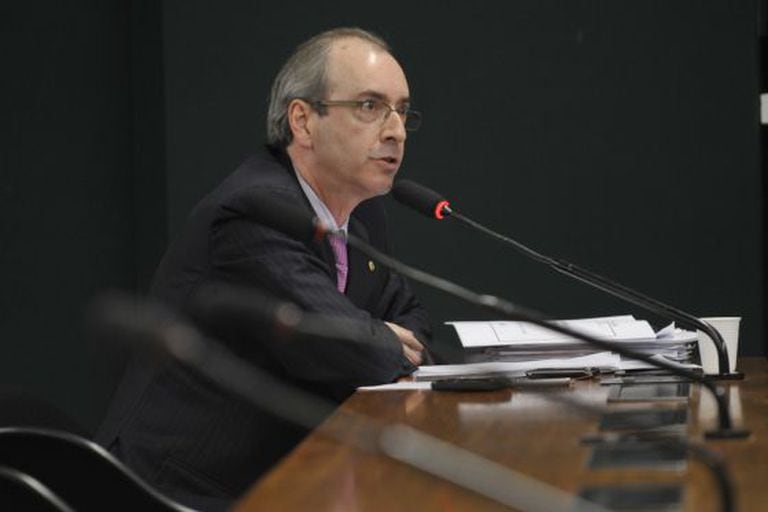 Eduardo Cunha, na Comissão de Constituição e Justiça da Câmara.