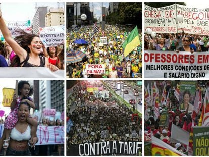 Imagens mostram a diversidade de manifestações em SP neste ano.