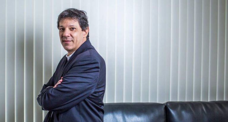 O prefeito Fernando Haddad.