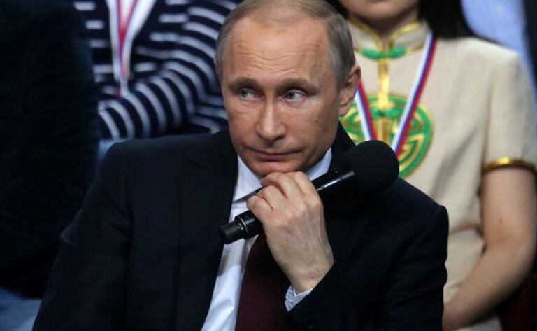 Putin, em um encontro com seguidores e jornalistas em São Petersburgo.