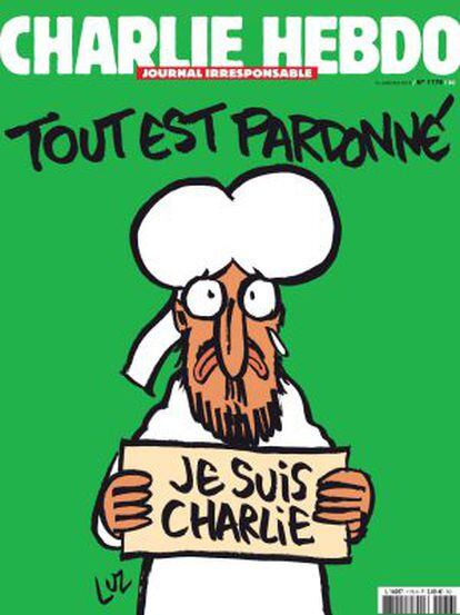 A nova capa da 'Charlie Hebdo'.