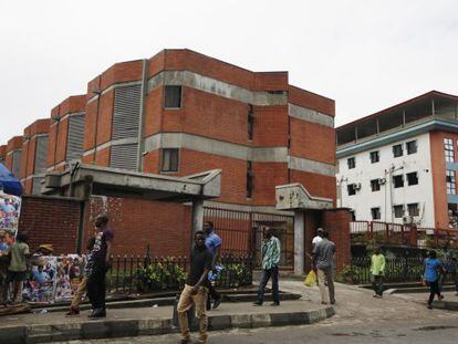 O hospital de Lagos onde na quarta-feira morreu um dos médicos que tratou Patrick Sawyer.