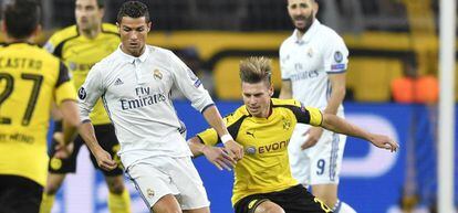 Dortmund x Real: Cristiano fez o primeiro.