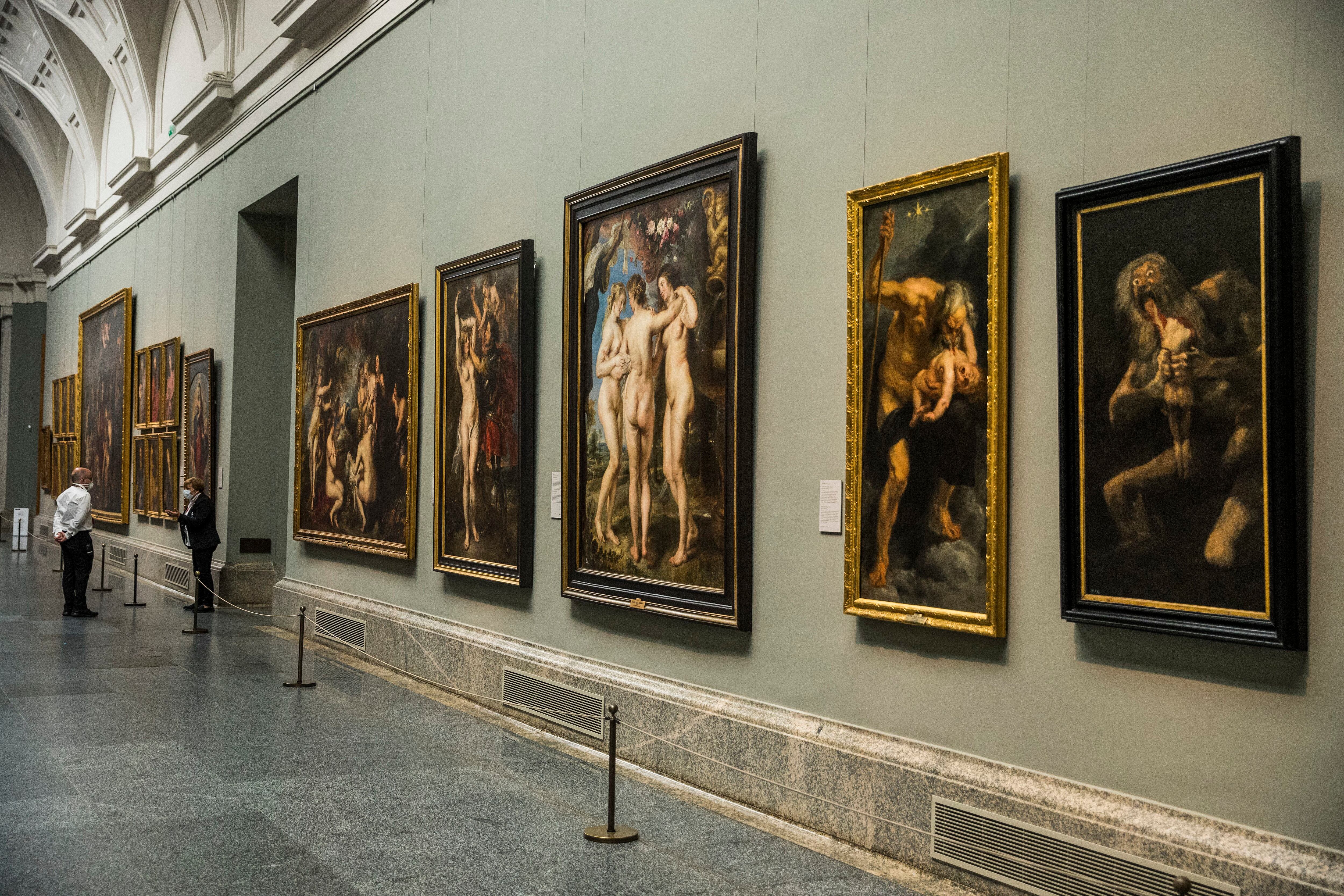 ‘As Três Graças’, de Rubens, no Museu do Prado.