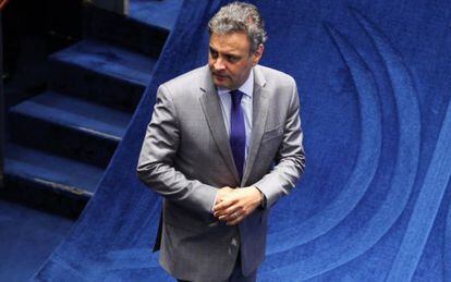 O senador A&eacute;cio Neves, presidente do PSDB.