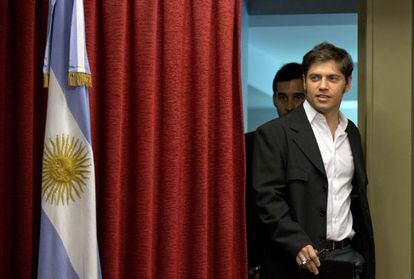 O ministro da Economia da Argentina, Axel Kicillof.