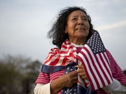 Uma norte-americana de origem boliviana, em foto de 2013.