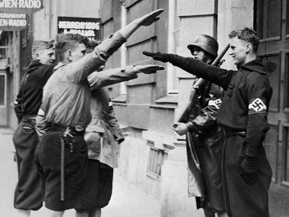 Juventudes Hitlerianas em Viena em 1938