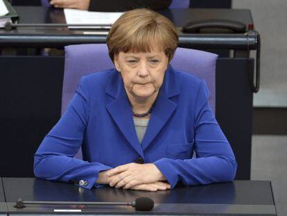 A chanceler Angela Merkel, nesta sexta-feira.