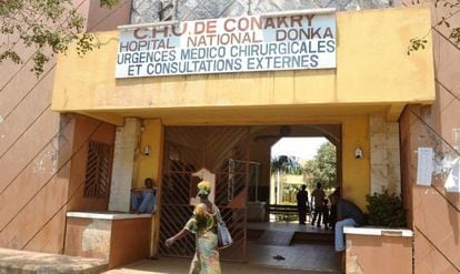 Um hospital de Conacri onde houve quatro casos de ebola.