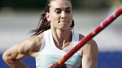 Yelena Isinbayeva, três vezes medalhista olímpica, uma das atletas banidas.