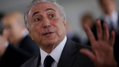 Presidente Michel Temer no Itamaraty, em Brasília.