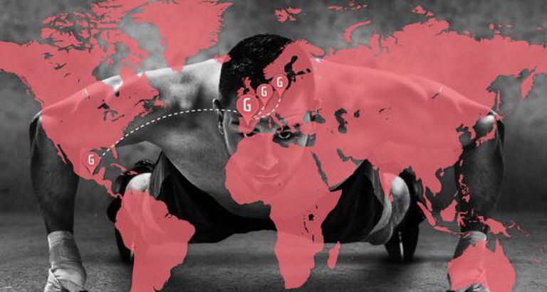 A plataforma Gymforless.com tem trabalhadores remotos em quatro países.