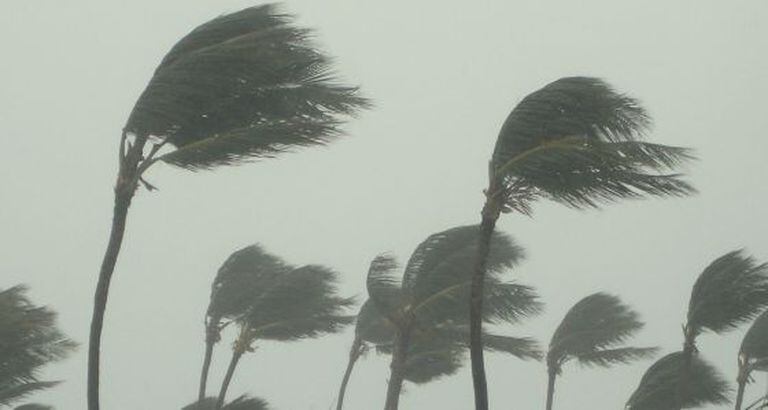 Uma tempestade tropical.