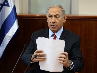 Benjamin Netanyahu, primeiro-ministro de Israel, no domingo passado em Jerusalém.