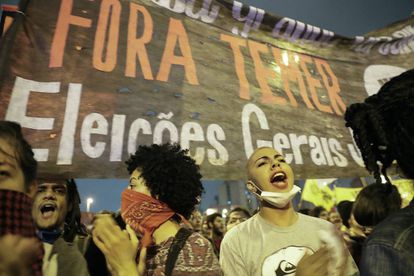 Protesto no dia 2 de setembro, em São Paulo.