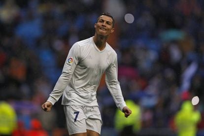 Cristiano Ronaldo, diante do Sporting Gijón.