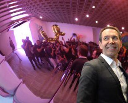 Jeff Koons, na apresentação à imprensa da exposição.