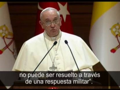 Papa considera justa a luta contra o jihadismo e pede mais medidas