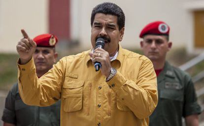 Maduro, nesta quinta-feira em Caracas.