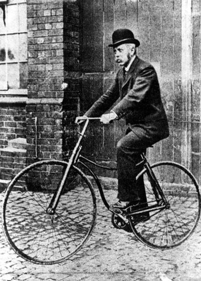 J. K . Starkley, criador da Rover, a primeira bicicleta de segurança