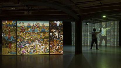 A exposição em São Paulo, Brasil.