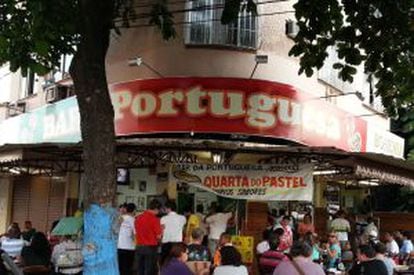 Bar da Portuguesa, no bairro de Ramos.