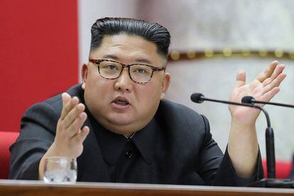 O líder norte coreano, Kim Jong-un, em uma imagem de arquivo.
