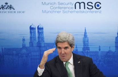 John Kerry, na conferência de segurança de Munique.