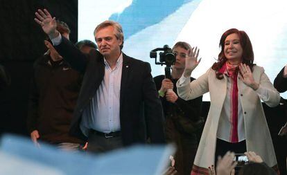 Alberto Fernández e Cristina Fernández de Kirchner.