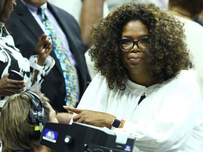 A apresentadora Oprah Winfrey.