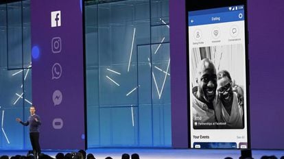 Mark Zuckerberg, executivo-chefe do Facebook, durante a conferência F8, realizada nesta semana em San José