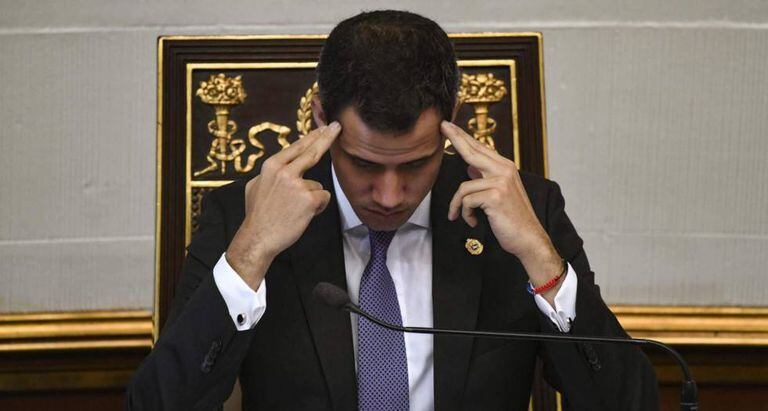 Juan Guaidó, nesta semana na Assembleia Nacional.