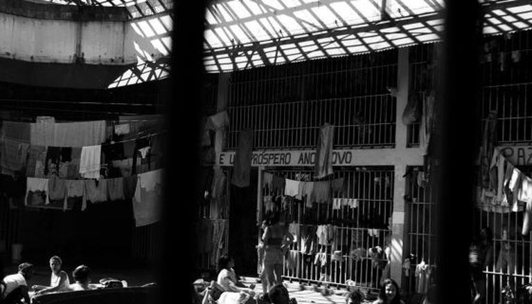 Penitenciária feminina em São Paulo.