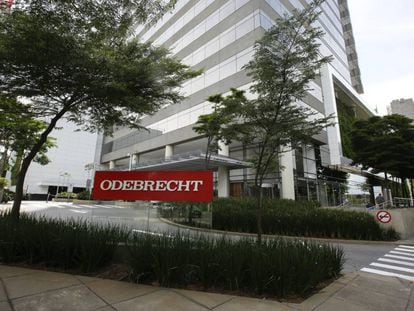 A sede da construtora Odebrecht em São Paulo.