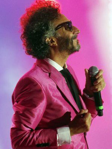Fito Páez no Festival de Viña del Mar em Santiago de Chile.