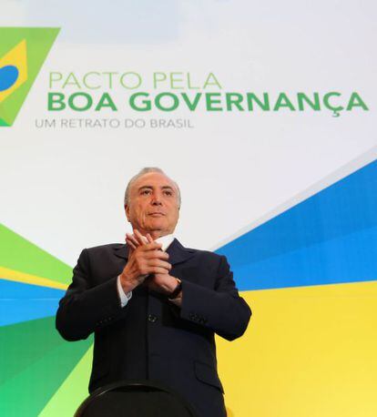 Michel Temer, vice-presidente do Brasil, em imagem de arquivo.