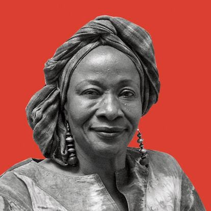 A escritora Aminata Traoré.