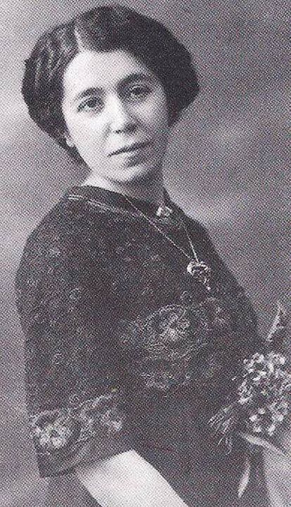 Retrato de María Lejárraga na juventude em uma imagem do arquivo da família.