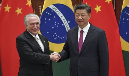 Os presidentes do Brasil e da China, Michel Temer e Xi Jinping, em Hangzhou